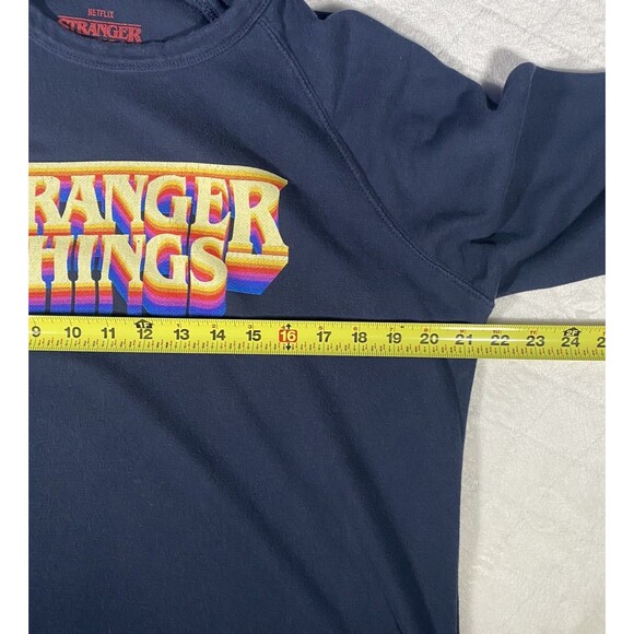 Stranger Things Official Netflix Long Sleeve Pullover Sweater Shirt Unisex Large - Picture 4 of 6